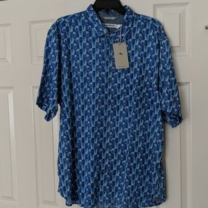 Tommy Bahama men's short sleeve button-up shirt